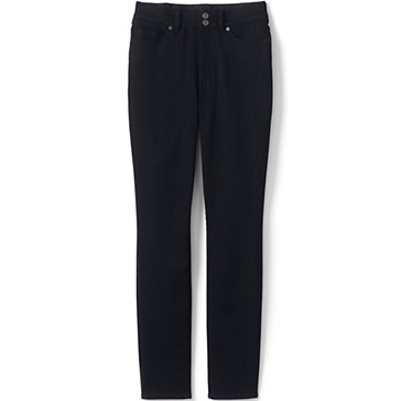 Schwarze Shaping Jeans, Skinny Fit High Waist für Damen in Plus-Größe image number 5