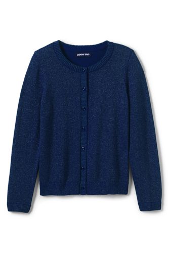 blue sparkly cardigan