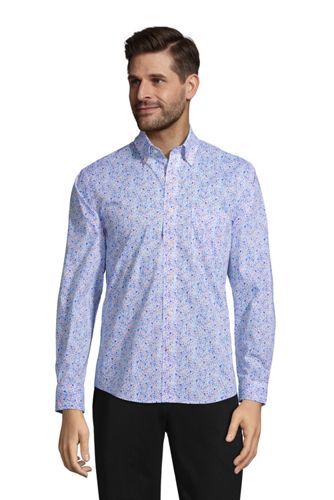 メンズ ドレスシャツ ワイシャツ ランズエンド