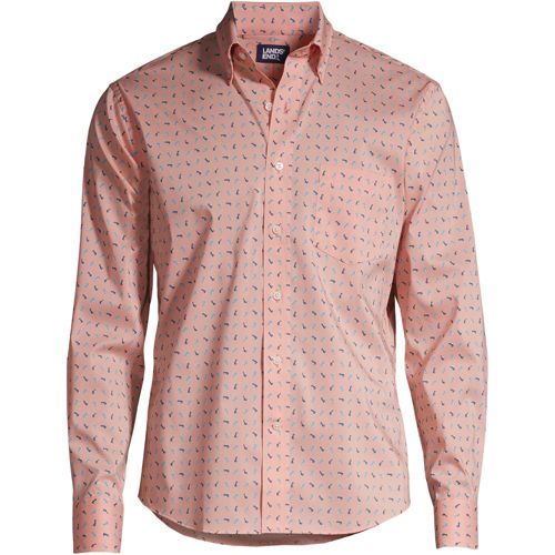 Men's Long Sleeve Buttondown No Iron Broadcloth Shirt