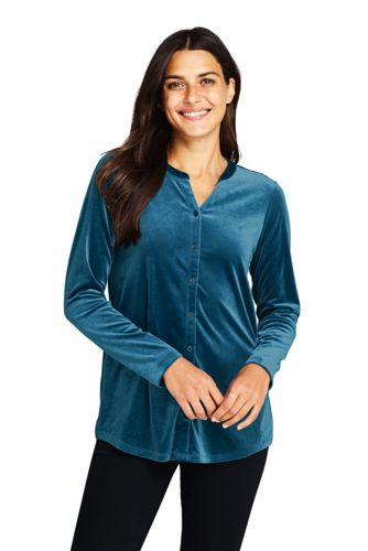 velvet tunic shirt