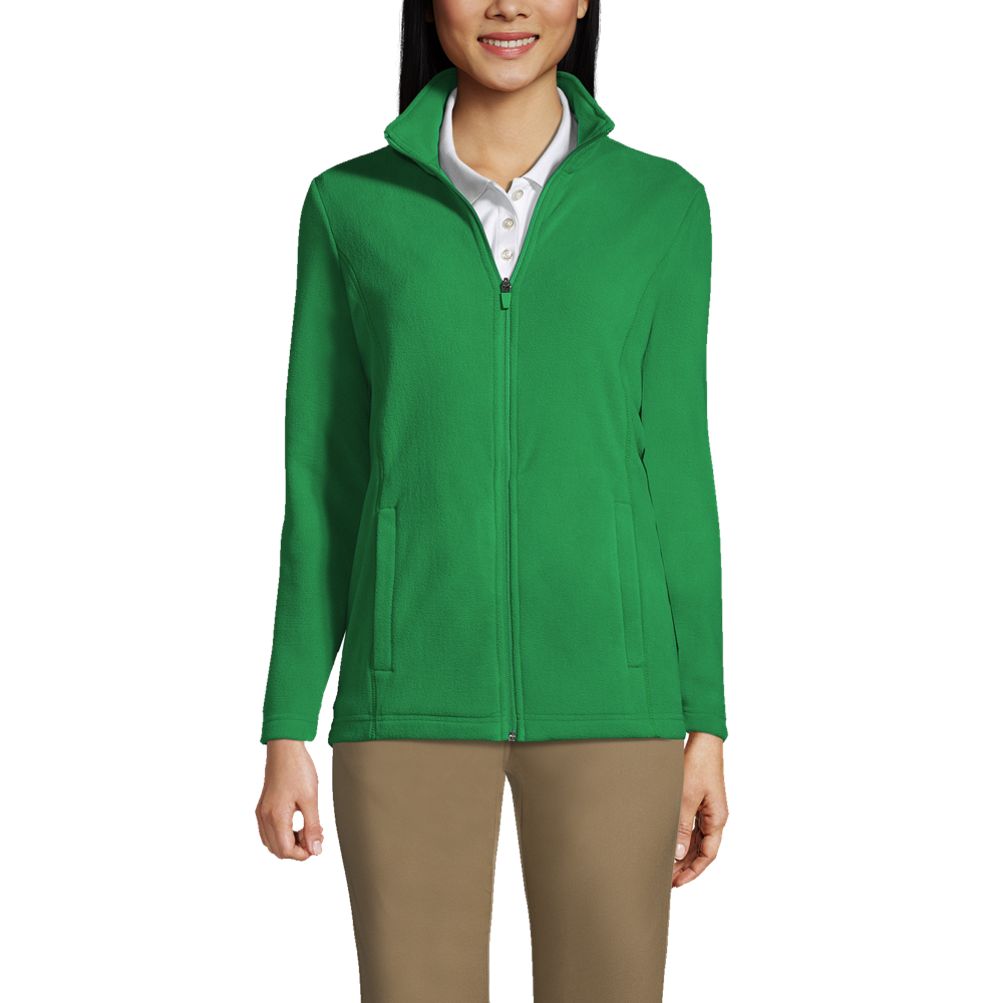 Ladies zip discount up fleece jacket