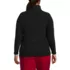School Uniform Women's Plus Size Thermacheck 100 Fleece Quarter Zip Pullover Top, Back