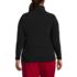 School Uniform Women's Plus Size Thermacheck 100 Fleece Quarter Zip Pullover Top, Back