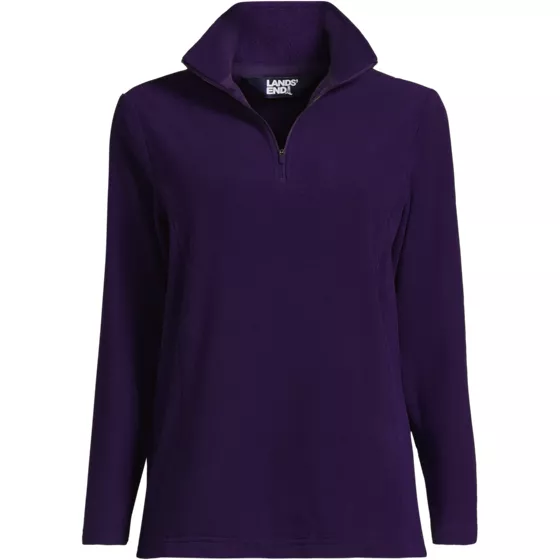 Women's Plus Size Thermacheck 100 Fleece Quarter Zip Pullover Top - primary
