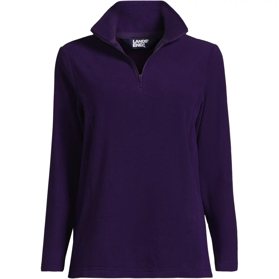 School Uniform Women's Thermacheck 100 Fleece Quarter Zip Pullover Top