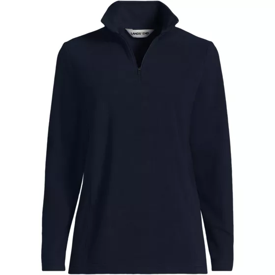 School Uniform Women's Thermacheck 100 Fleece Quarter Zip Pullover Top - primary