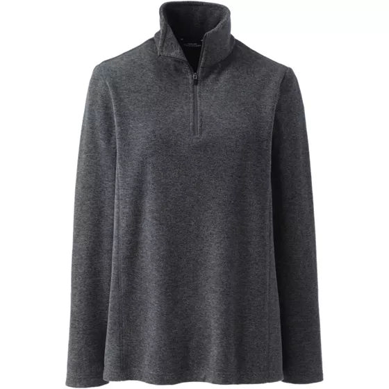 School Uniform Women's Thermacheck 100 Fleece Quarter Zip Pullover Top - primary