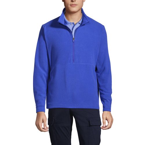 Women's Fleece Jacket with Monogram - Royal Blue