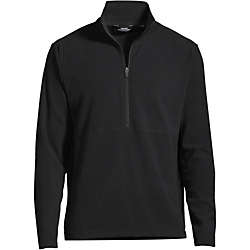 School Uniform Men's Thermacheck 100 Fleece Quarter Zip Pullover Top, Front