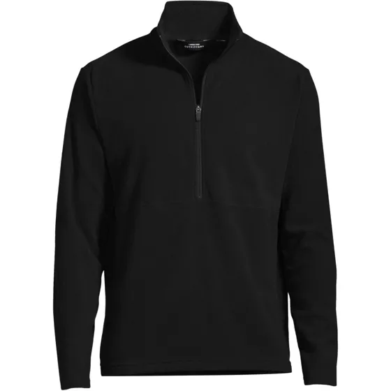 School Uniform Men's Big Thermacheck 100 Fleece Quarter Zip Pullover Top - primary