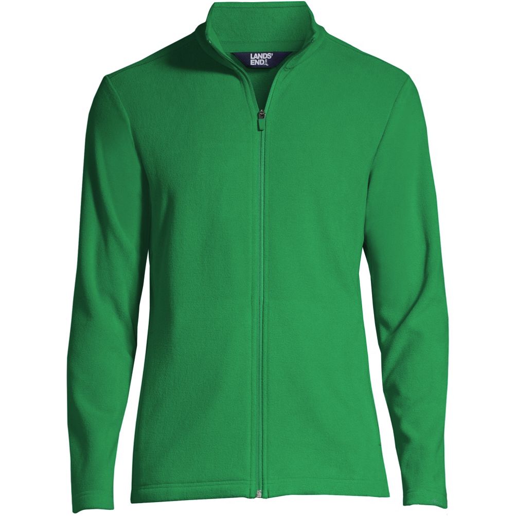 Lands' End Men's Bright Green Full Zip Track Athletic Jacket Size XL 46-48  NWOT