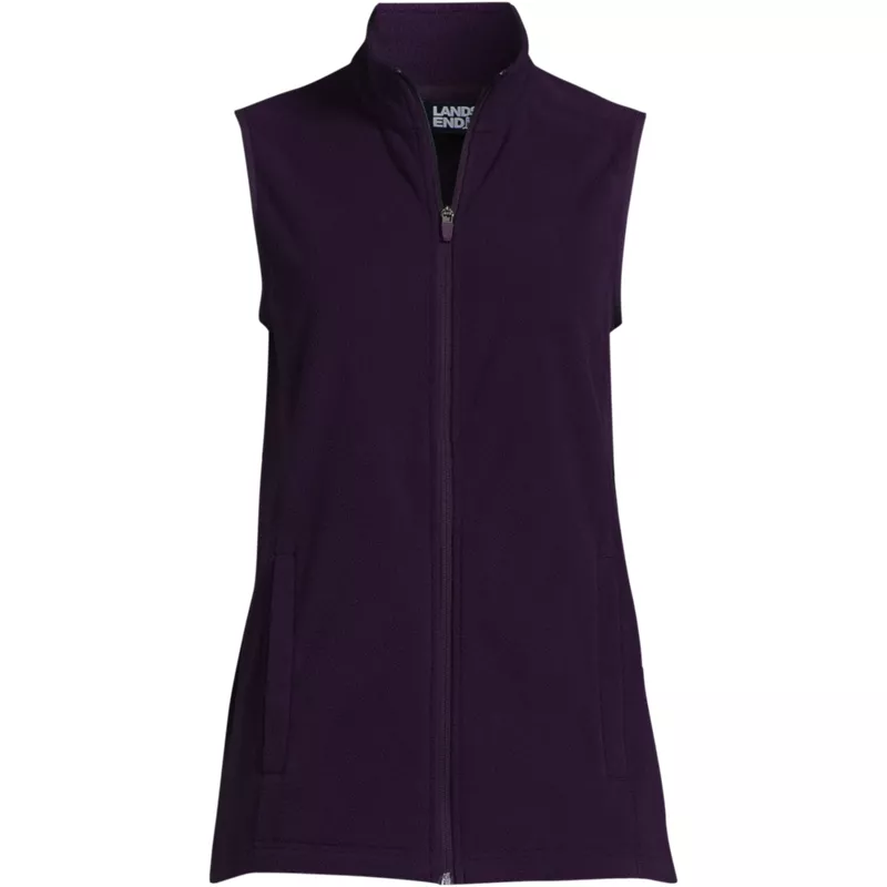 Women's Plus Size Thermacheck 100 Fleece Vest, Front