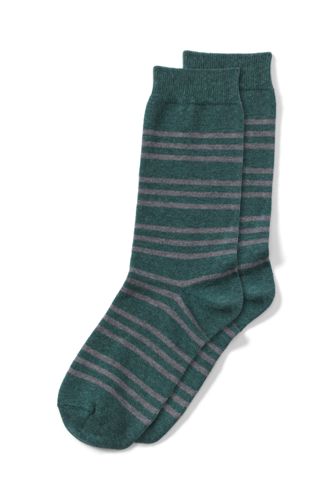 Men's Midweight Everyday Crew Socks from Lands' End