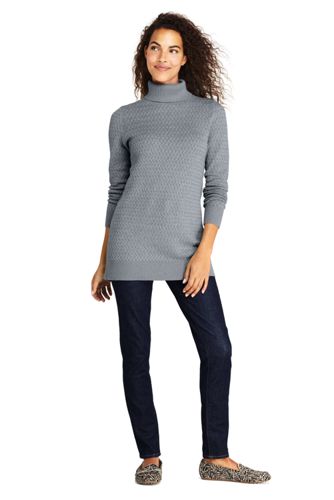 women's petite tunic sweaters