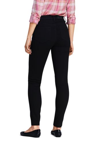 women's petite black skinny jeans