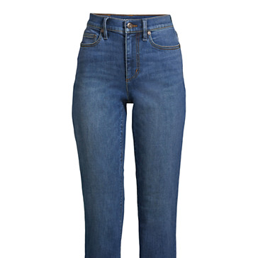 Straight Fit Öko Jeans High Waist für Damen image number 4