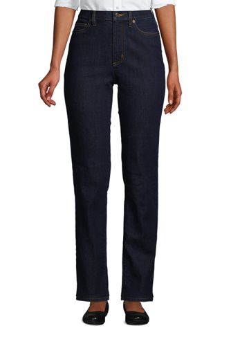 womens stretch jeans straight leg