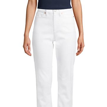 Jean Droit Stretch Taille Haute, Femme Stature Standard image number 0