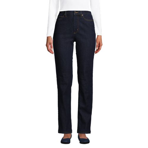 Women's High Waisted Straight Leg Jeans