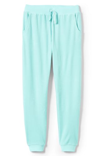 girls velour joggers