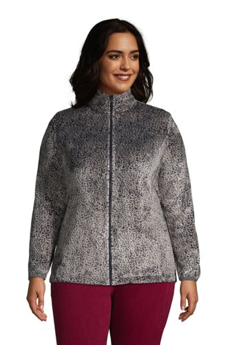 ladies plus size fleece jackets