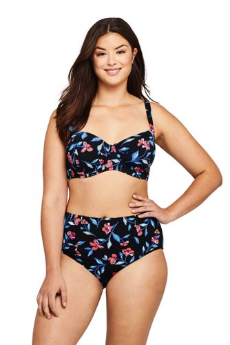 plus size crop top swimsuit