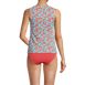 Women's Chlorine Resistant High Neck UPF 50 Modest Tankini Swimsuit Top, Back