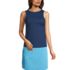 Women's High Neck UPF 50 Sun Protection Modest Tankini Swimsuit Top, Front