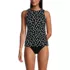 Women's High Neck UPF 50 Sun Protection Modest Tankini Swimsuit Top , Front