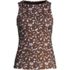 Women's High Neck UPF 50 Sun Protection Modest Tankini Swimsuit Top, Front
