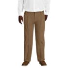 Men's Big and Tall Comfort Waist Pleated Comfort-First Corduroy Dress Pants