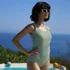 Women's Scoop Neck Tugless Sporty One Piece Swimsuit, alternative image