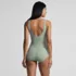 Women's Scoop Neck Tugless Sporty One Piece Swimsuit, Back