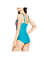 Women's V-neck Tunic Slender Swimsuit, Print