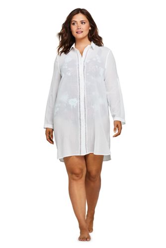 women's cotton swim cover up
