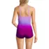 Women's SlenderSuit Tummy Control Chlorine Resistant Skirted One Piece Swimsuit, Back