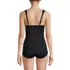 Women's SlenderSuit Tummy Control Chlorine Resistant Skirted One Piece Swimsuit, Back
