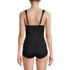 Women's Mastectomy SlenderSuit Tummy Control Chlorine Resistant Skirted One Piece Swimsuit, Back