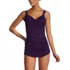 Women's SlenderSuit Tummy Control Chlorine Resistant Skirted One Piece Swimsuit, Front