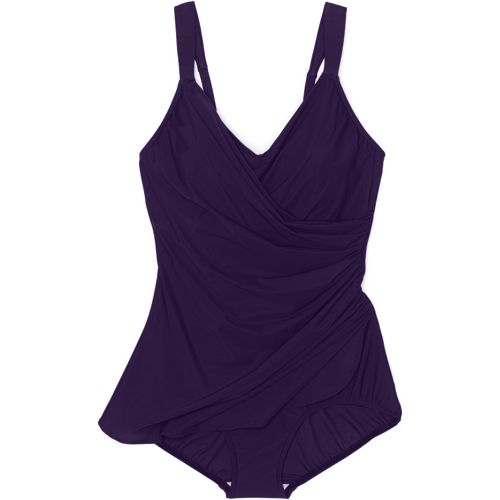 Women's Mastectomy SlenderSuit Tummy Control Chlorine Resistant Skirted One Piece Swimsuit - image 4