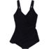 Women's Plus Size Long SlenderSuit Tummy Control Chlorine Resistant Skirted One Piece Swimsuit, alternative image