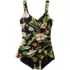 Women's SlenderSuit V-neck Skirted Low Leg One Piece, alternative image