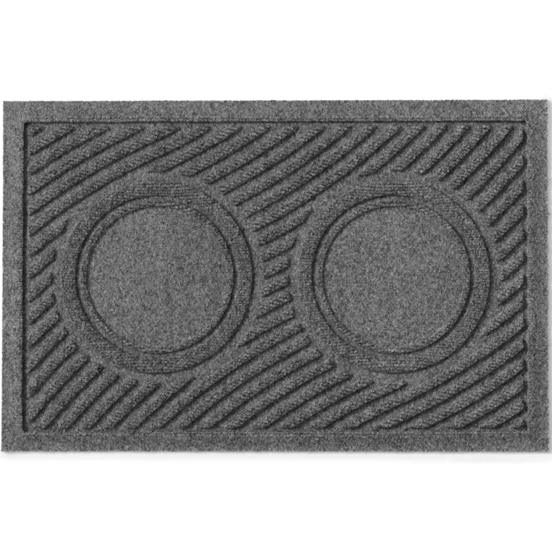 Matterly Waterhog® Dog Mat Bowl Wave, Front