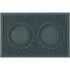 Matterly Waterhog® Dog Mat Bowl Wave, Front