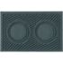 Matterly Waterhog Dog Mat Bowl Wave, Front