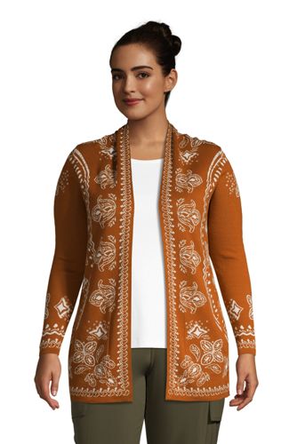lands end women's cotton sweaters