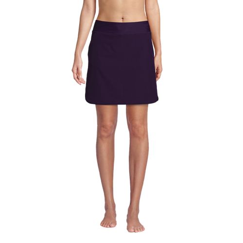 Women's Quick Dry Elastic Waist Active Board Skort Swim Skirt | Lands' End