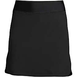Women's Plus Size Quick Dry Elastic Waist Active Board Skort Swim Skirt, Front