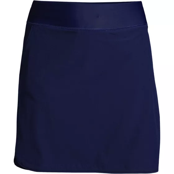 Women's Petite Quick Dry Board Skort Swim Skirt - primary
